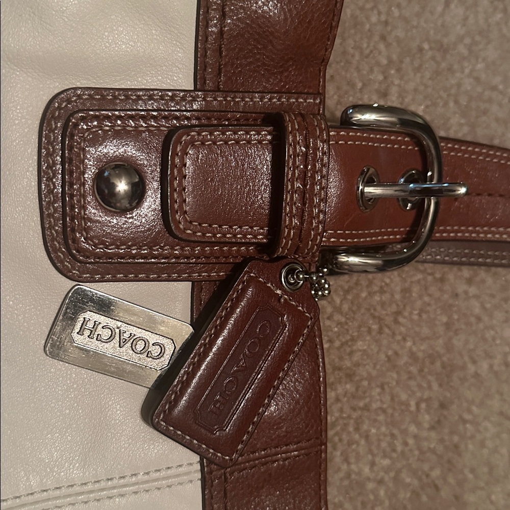 Vintage Coach Leather Purse Bag - Picture 10 of 11